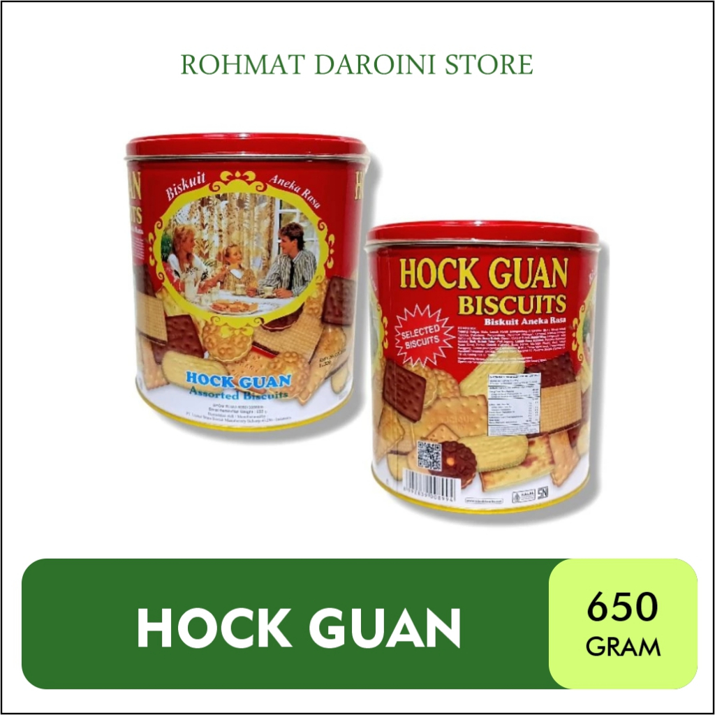 

HOCK GUAN BISCUITS KALENG 650 Gr