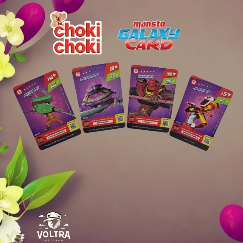 Monsta Galaxy Card | Pek Choki-Choki | Edisi Villain Boboiboy