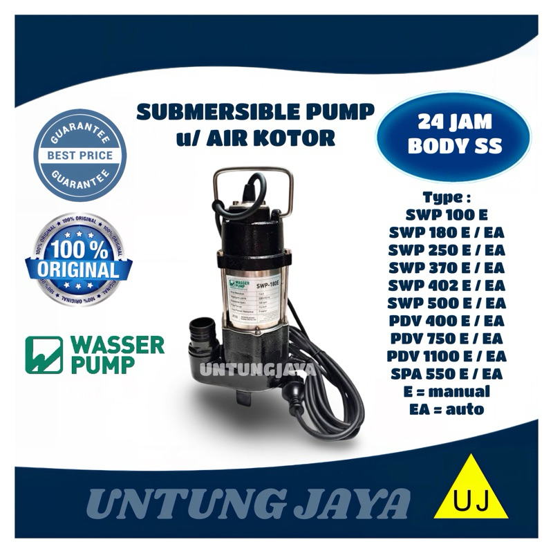 POMPA SUBMERSIBLE WASSER SWP 500 EA AUTOMATIS // POMPA CELUP WASSER SWP500EA OTOMATIS // POMPA CELUP