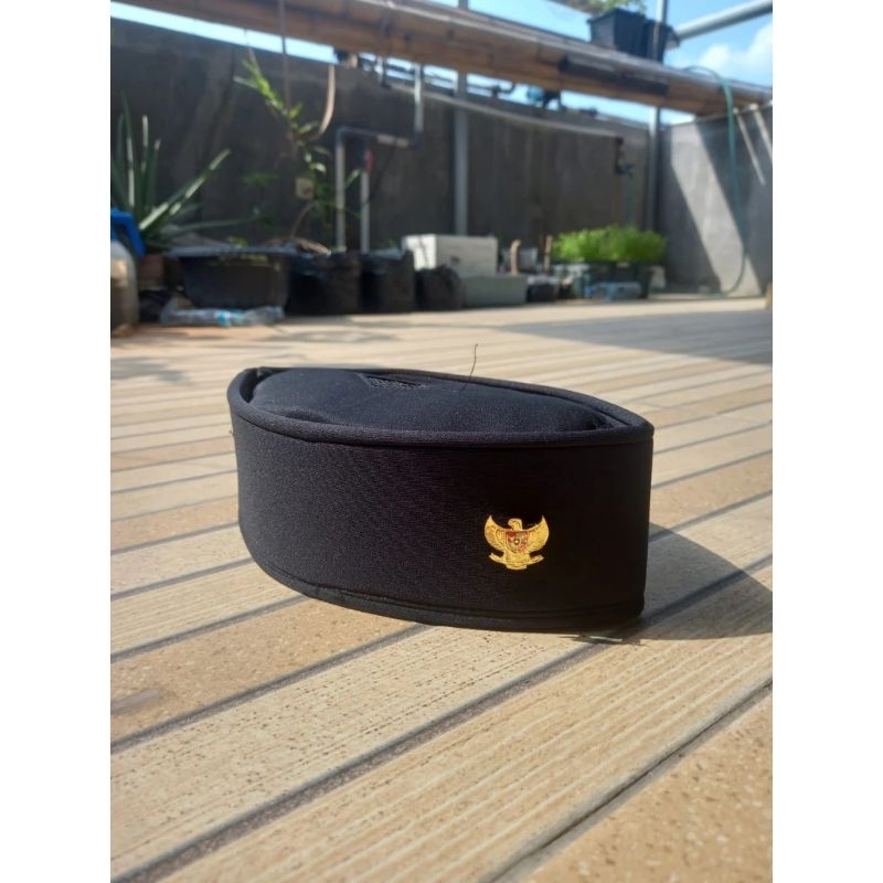 Songkok Pin Garuda Kopiah Peci Ukuran Anak Sampai Dewasa Warna Merah Hitam Biru Ungu Maroon Hijau