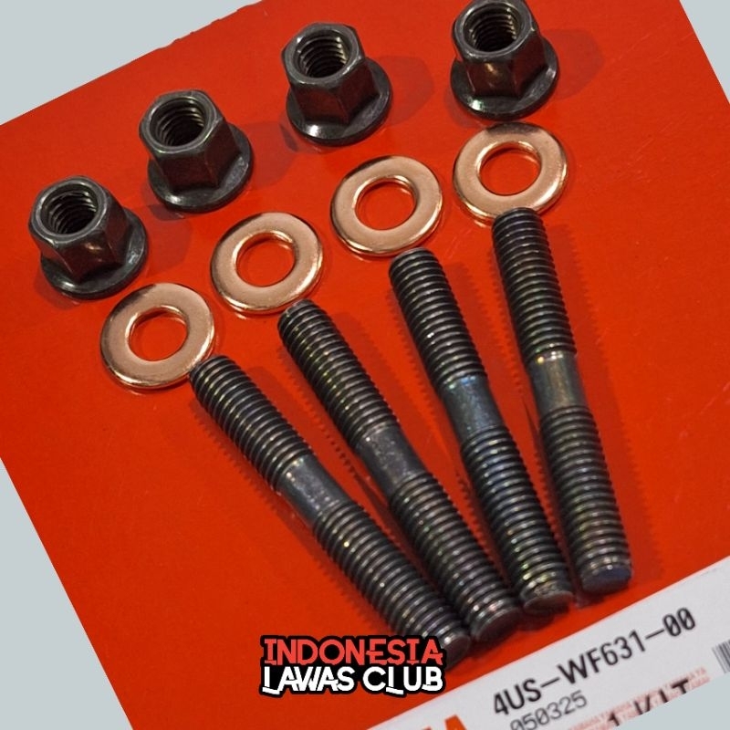 BAUT TANAM F1ZR FIZR FORCE 1 RXKING ALFA SATU SET ISI 4 BAUT- PENDEK