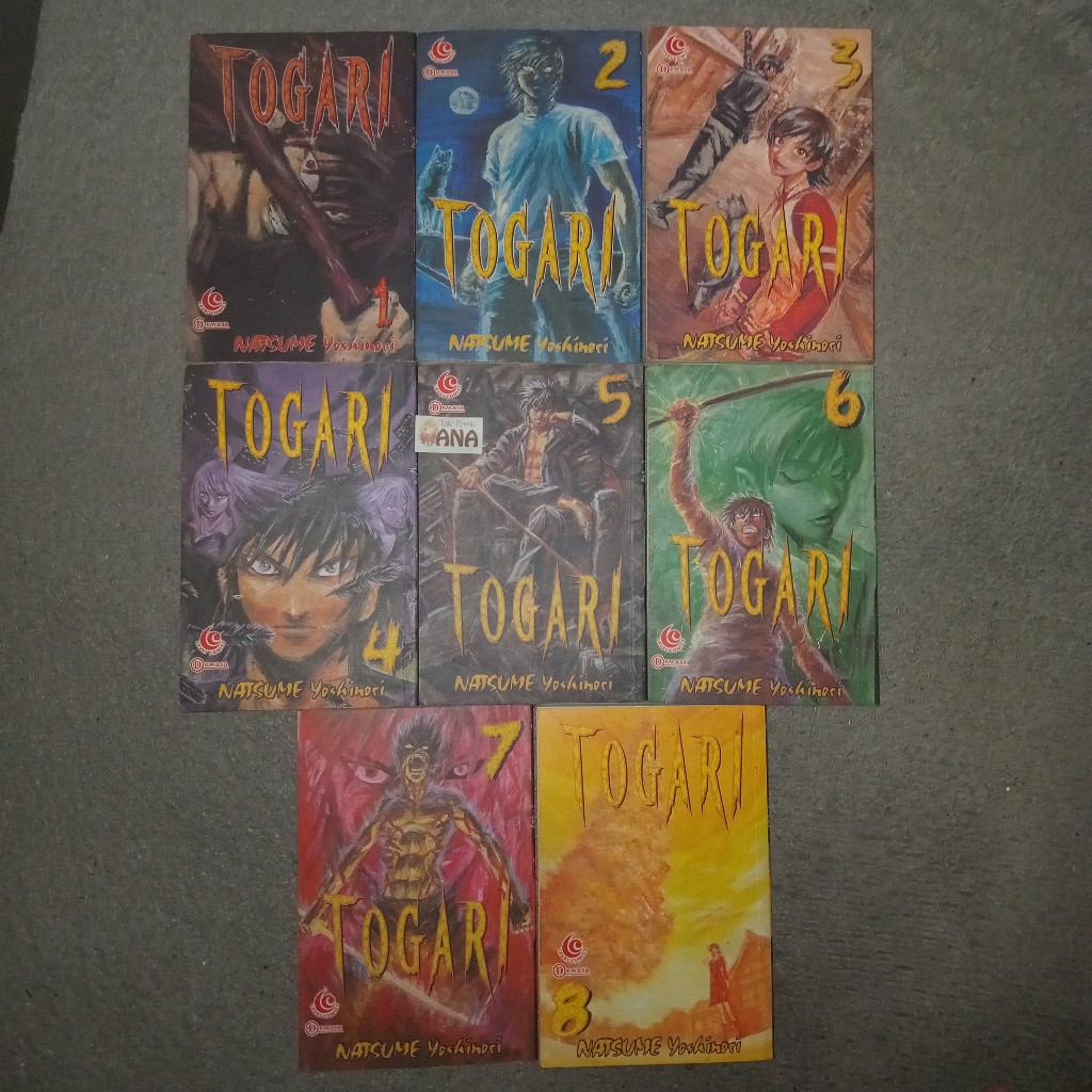 Komik SET Togari 1-8 Tamat (Natsume Yoshinori)