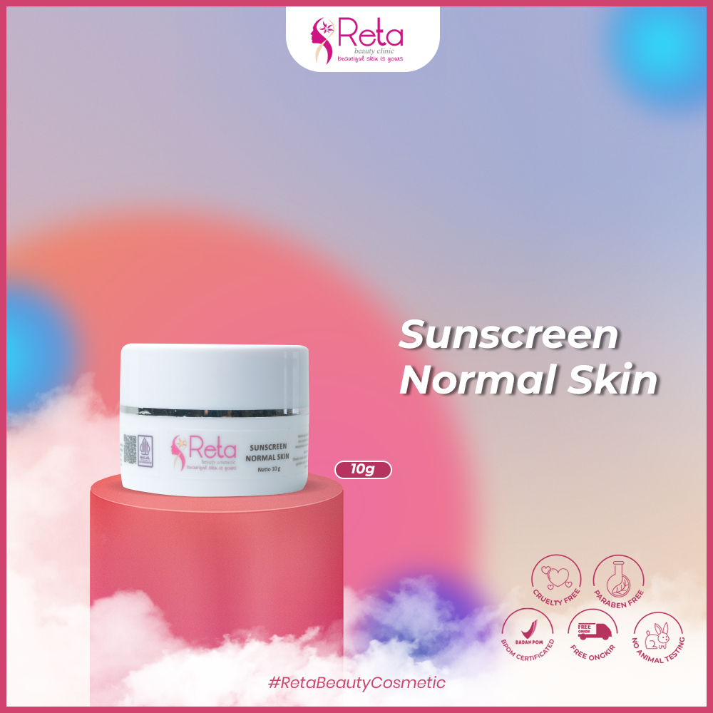 Sunscreen Normal Skin/Sunscreen/Sunblock/UV Protection/Reta Beauty Clinic/Sunscreen Murah