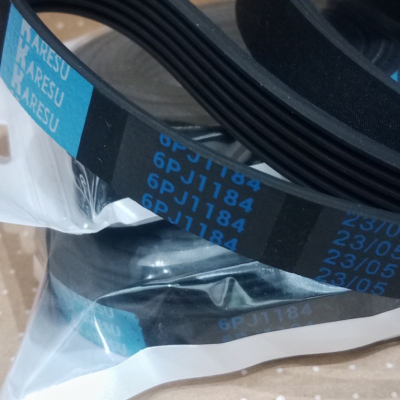 vbelt fan belt 6pje1184 mesin cuci electrolux ewf1082 ewf1090 ewf1092 ewf10831