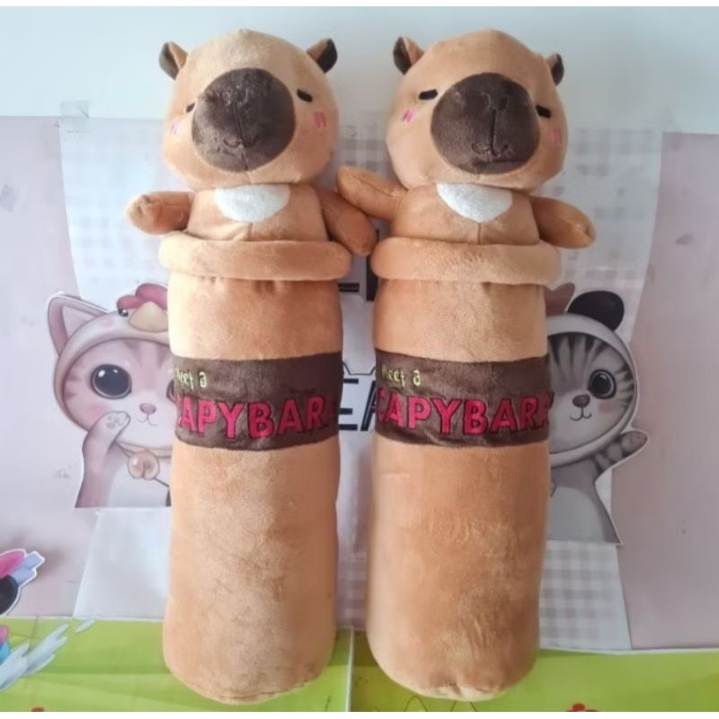 Boneka Guling New Capybara 60 Cm / Guling Capybara Guling Anak Karakter Capibara