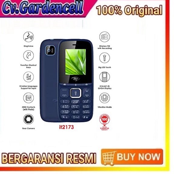 KODE D37Z Itel 2173 dual sim garansi resmi