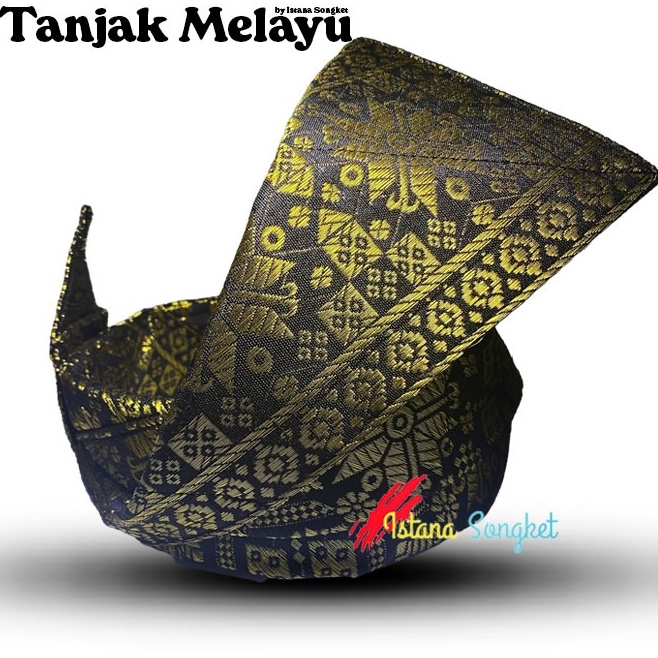 KODE C93A Tanjak Melayu Pria Dewasa Tengkolok Destar Pengantin Tradisonal