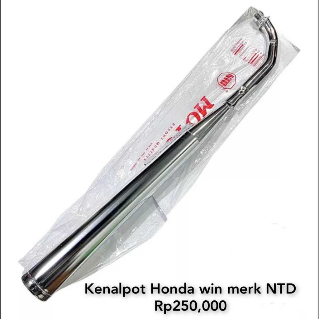 knalpot win 100 merek NTD kenalpot win