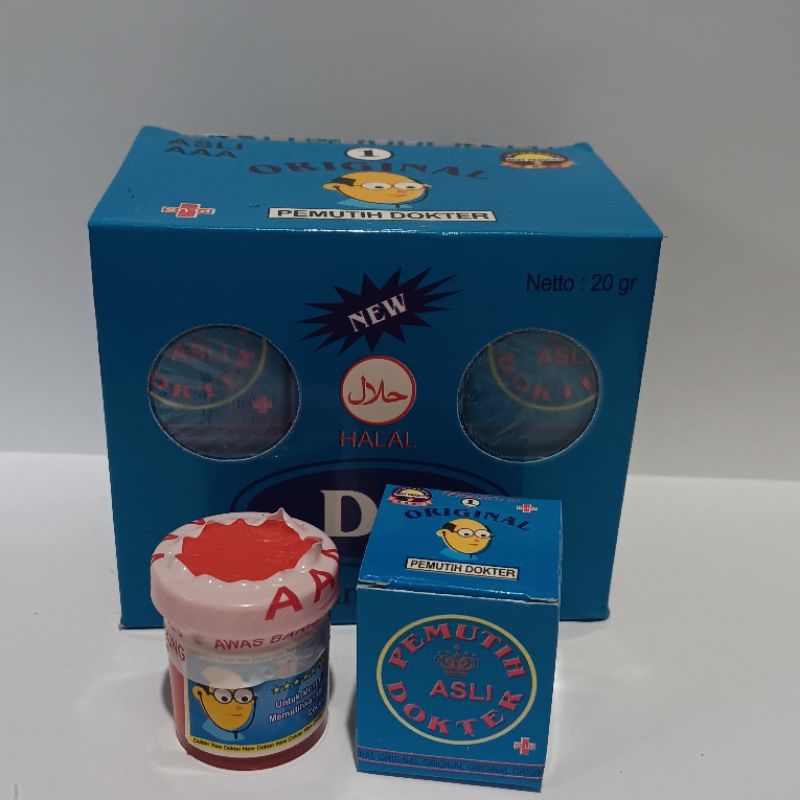 krim racikan pemutih dokter botak kemasan box original