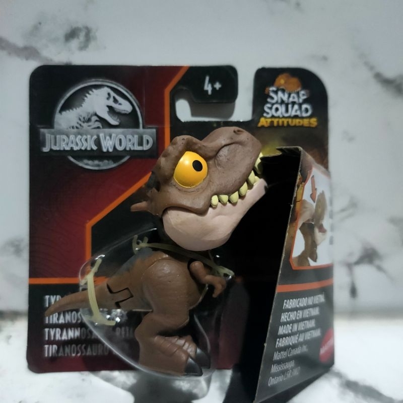 snap squad attitudes Jurassic Tyrannosaurus Rex ori Mattel