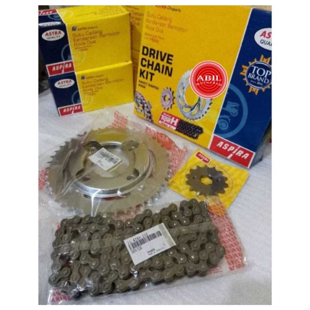 Gear satu set lengkap aspira  gl pro, mega pro lama/gir set ASPIRA