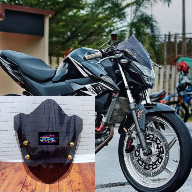TERBARU VISOR CB 150R NEW/OLD PLUS BAUT VARIASI WINDSHIELD CB 150R NEW/OLD PLUS BAUT VARIASI