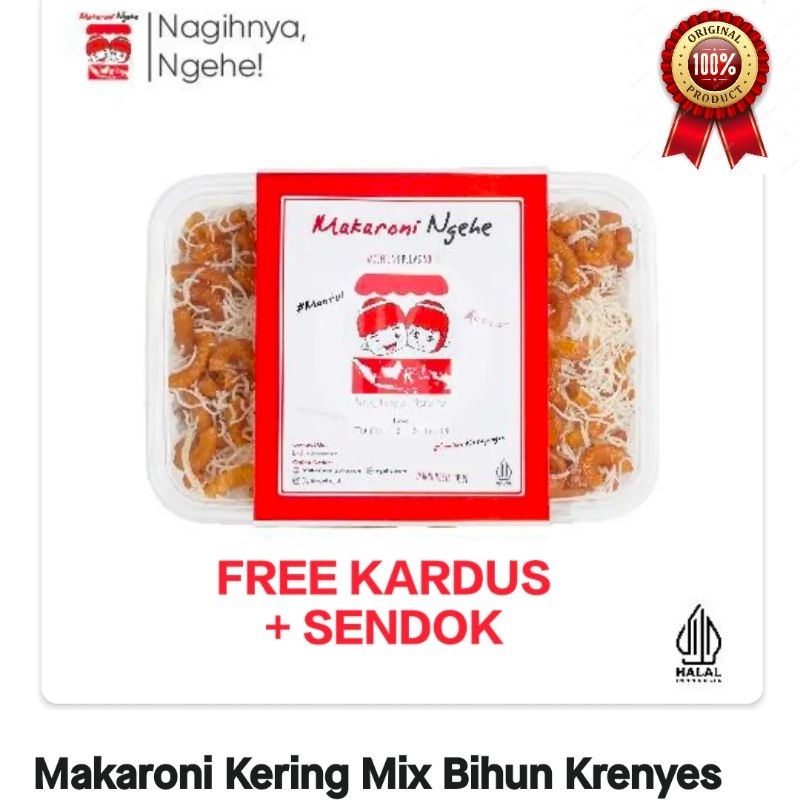 

MAKARONI KERING MIX BIHUN GORENG NGEHE BOX REGULER
