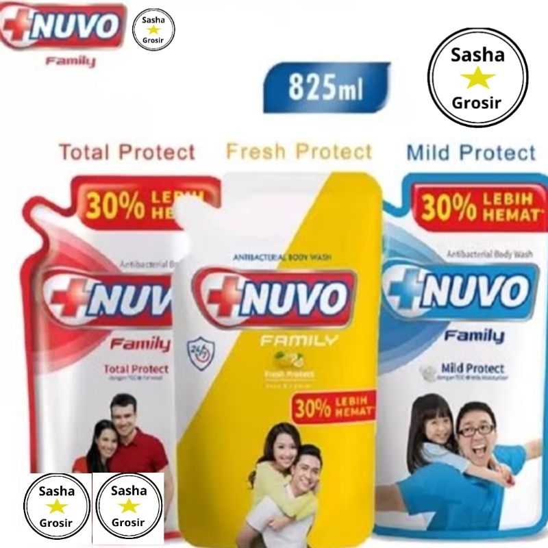 Nuvo Family 825ml.....Sabun Cair Nuvo 825ml