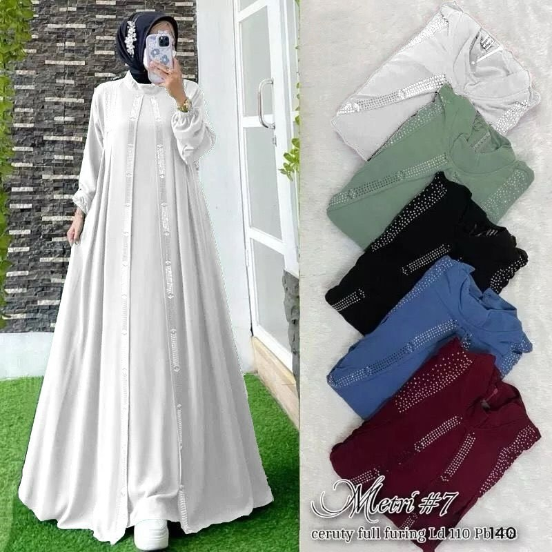 Gamis Wanita Syari Gamiss Broklat Bjut Modern Ghamis Remaja Cewek Dewasa Gsmia Ibuibu Jubah Pakaian 