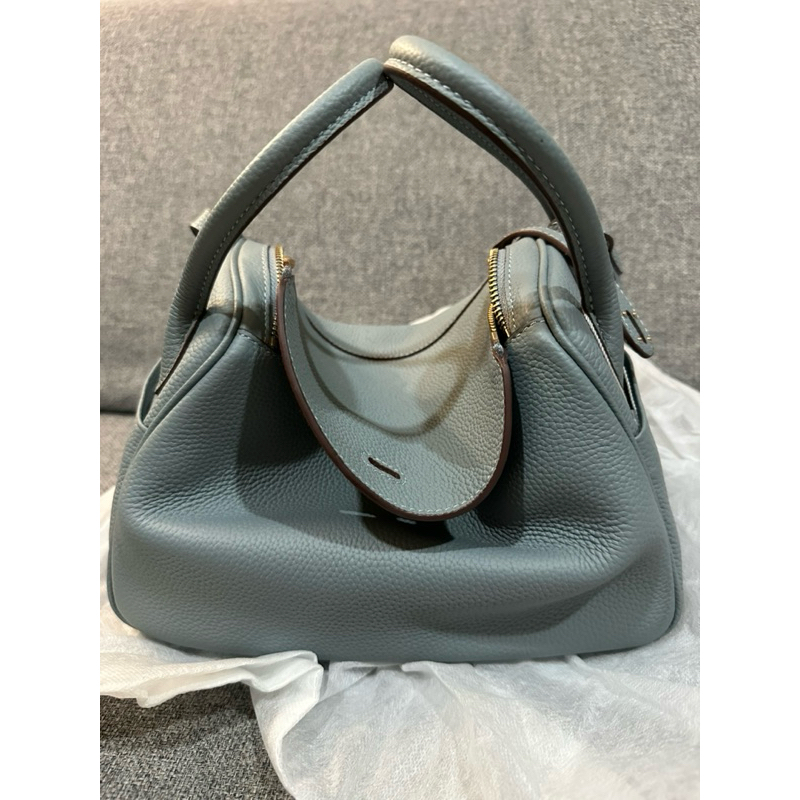 Tas Lindy 26 Kulit Asli Orchid Blue