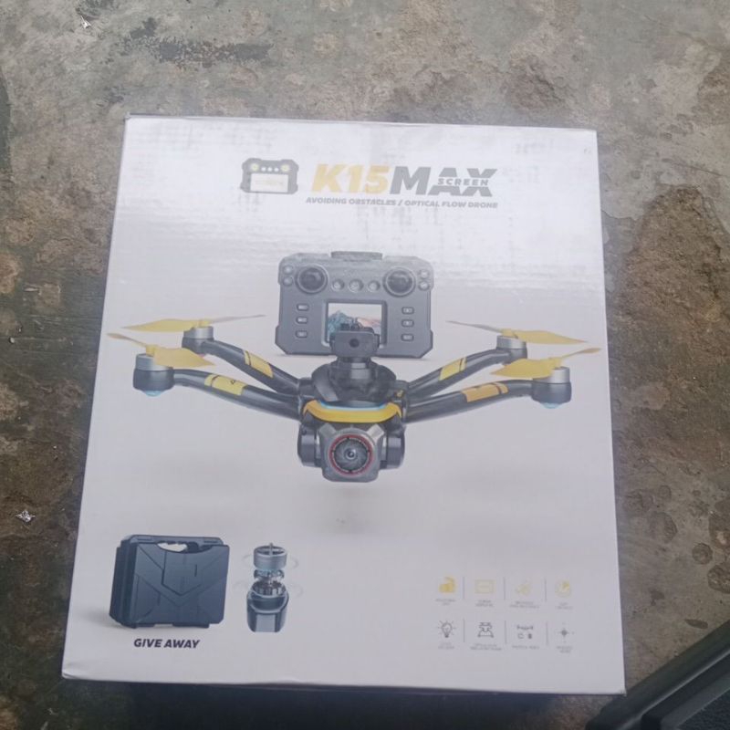 DI JUAL DRONE K15MAX SCREEN AVOIDING OBSTACLES /OPTICAL FLOW DRONE