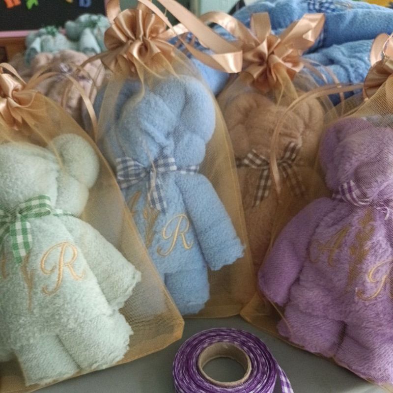 Handuk Boneka / souvenir handuk / handuk bordir