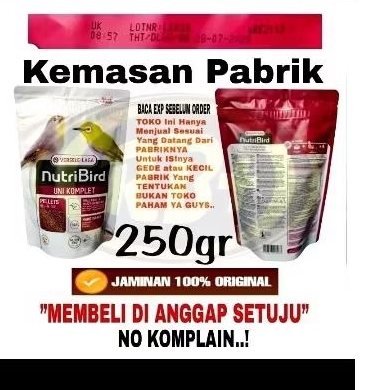 Nutribird Uni Pleci 250Gr