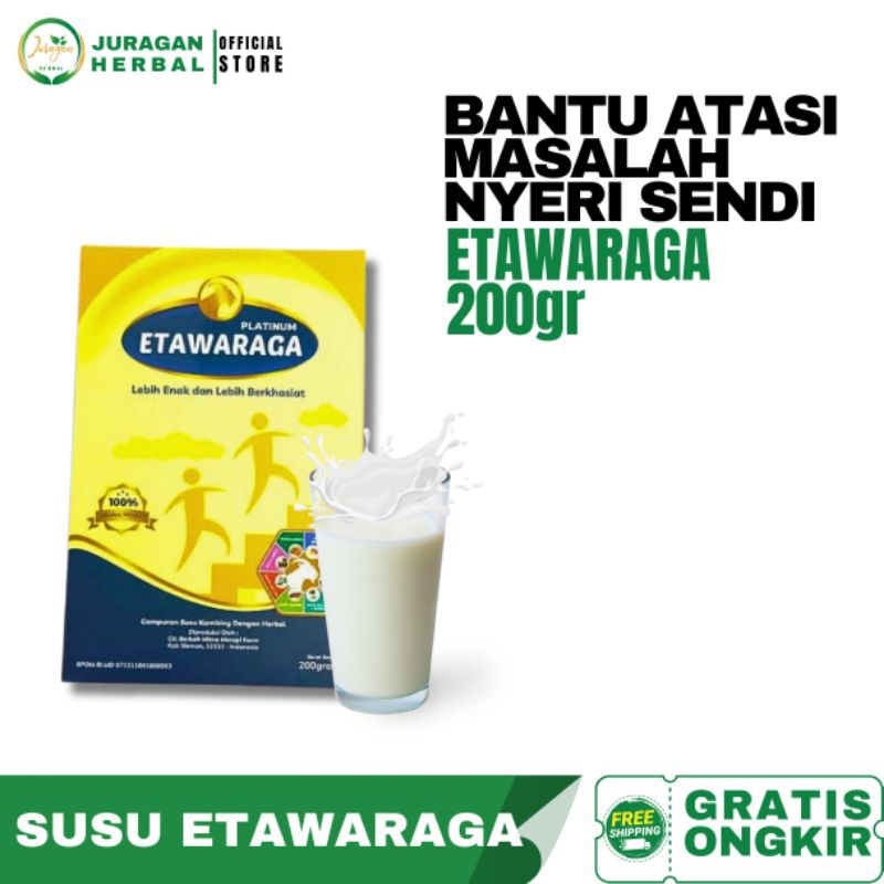 

Susu Kambing - ETAWARAGA PLATINUM - Bantu Atasi Masalah Nyeri Sendi - 200 gram