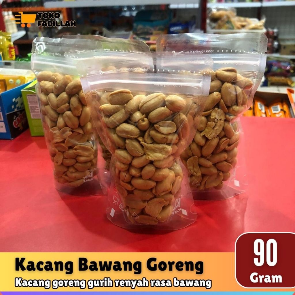 

Kacang Bawang Goreng Pouch 90 gr (Kemasan Ziplock)