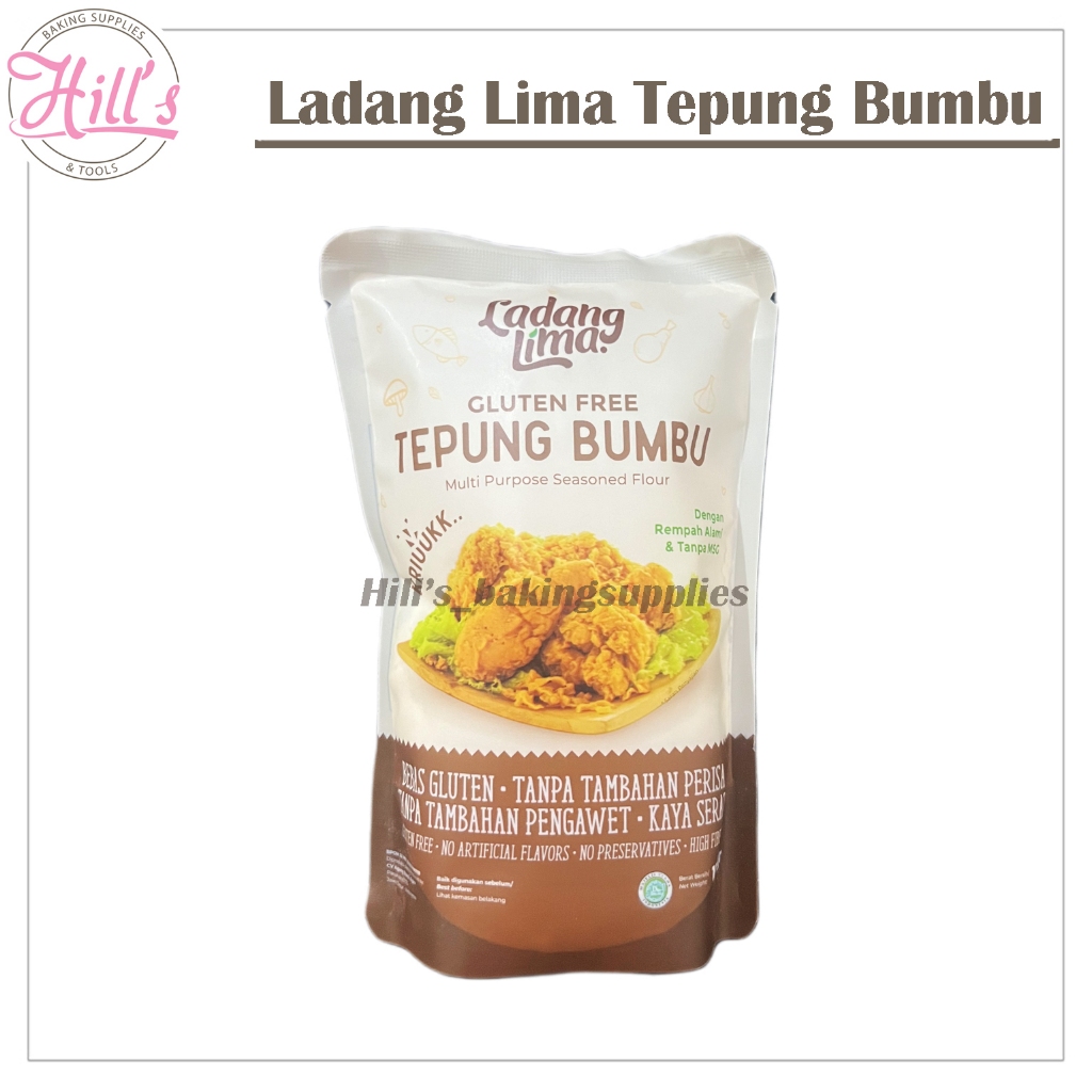 

TEPUNG BUMBU LADANG LIMA 150 Gr GLUTEN FREE / MULTI PURPOSE SEASONED FLOUR 150Gr