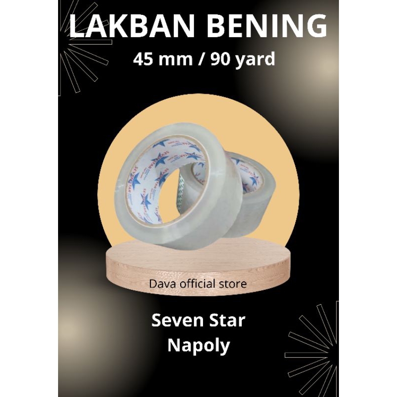 

Lakban Bening Seven Star/Napoly 45mm/90 yard