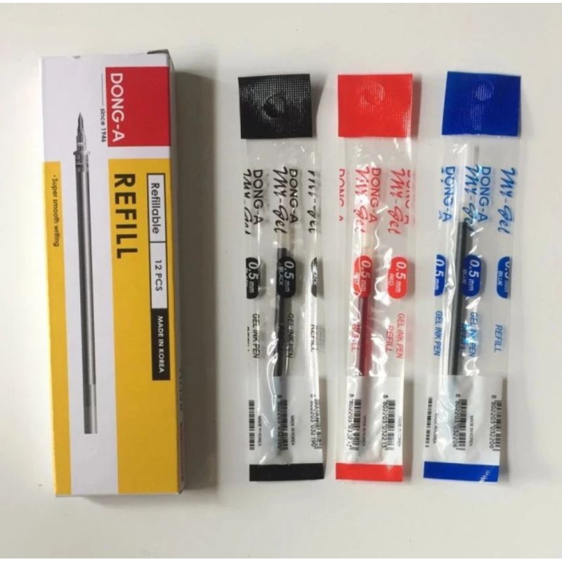 

refill pena my gel Dong-a 0,5 / isi pena my gel (@12pcs)