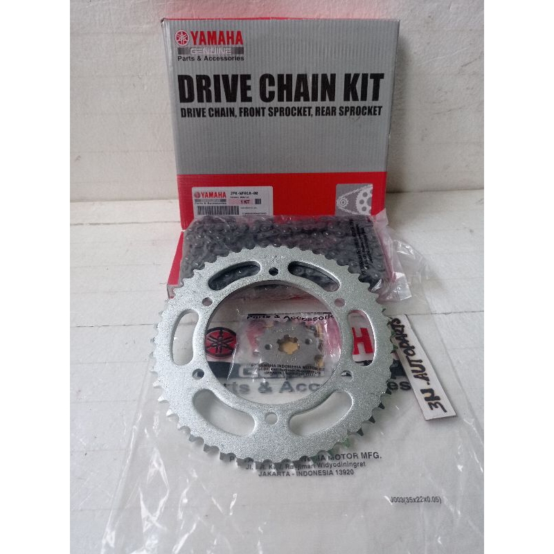 GEAR SET YAMAHA R15V3 MT155 KODE-2PK ORI SUNSTAR