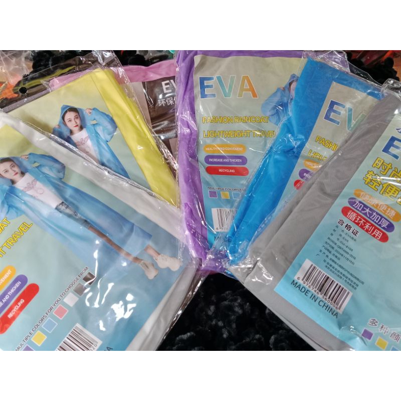 Jas hujan jubah Korea eva dewasa