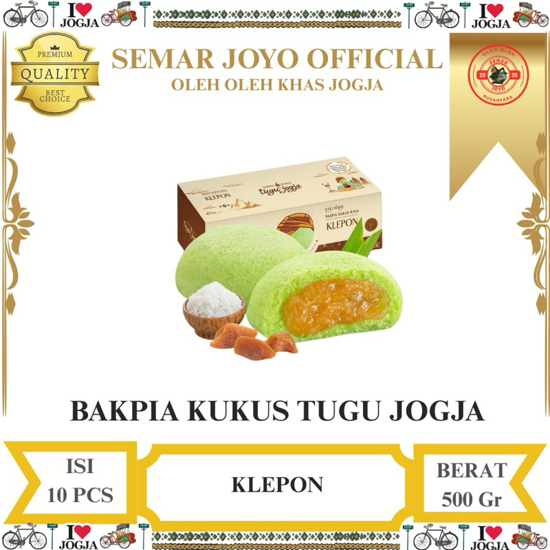 

RB [TERLARIS] Di Jakarta / Bakpia Kukus Tugu Jogja / Bakpia Oleh Oleh Khas Jogja (Isi 10)