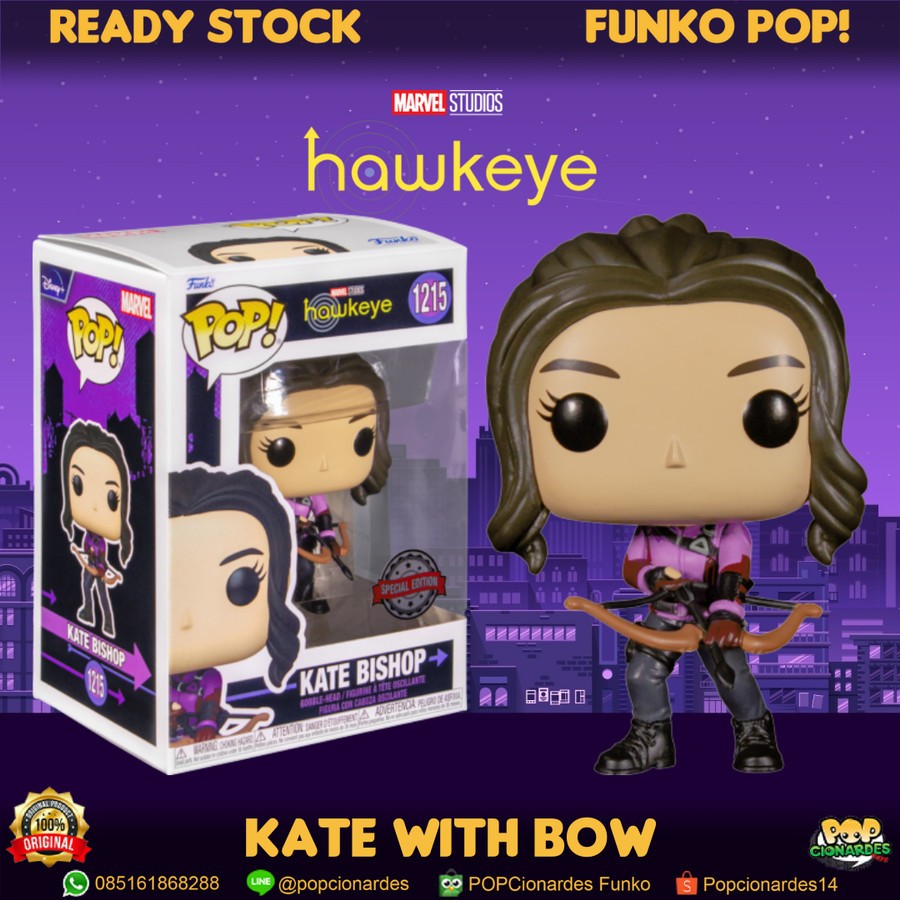 Funko POP Marvel - Hawkeye (2021) - Kate Bishop with Bow #1215