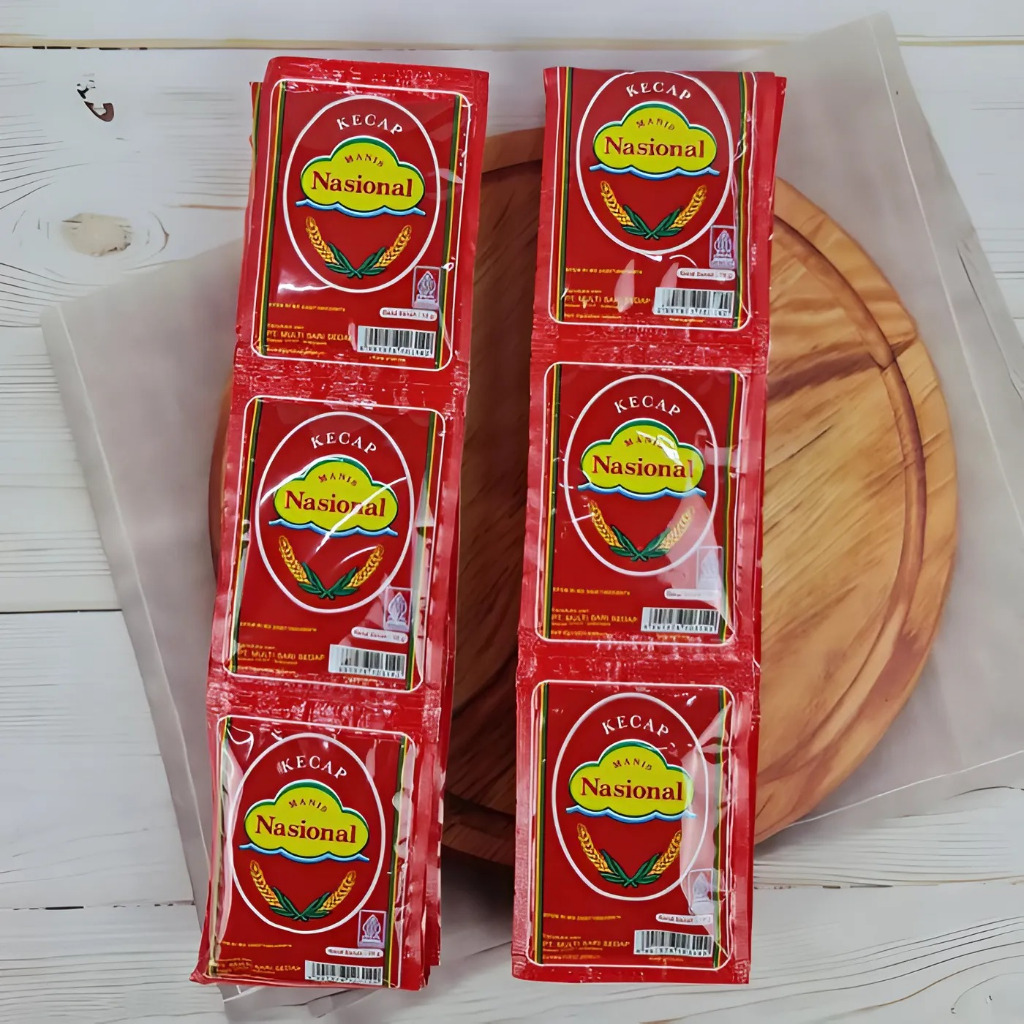 

Kecap Manis Nasional Sachet 16 ml / Kecap Nasional 18 Sachet