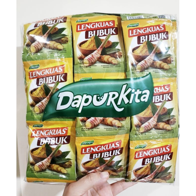 

Lengkuas bubuk Dapur Kita bumbu masak sachet