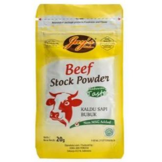 

Jays Beef Stock Powder/ Kaldu Sapi Bubuk 20gr/ Bumbu Kaldu Sapi/ Jay's Beef Stock Powder