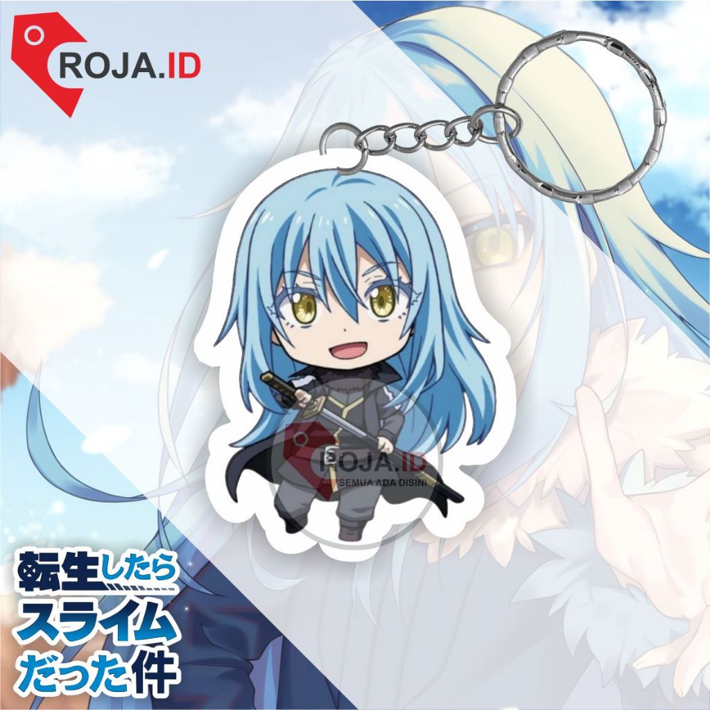 Gantungan Kunci Rimuru Tempest Tensei Shitara Slime Datta Ken - Gantungan Kunci Anime - Gantungan Ku