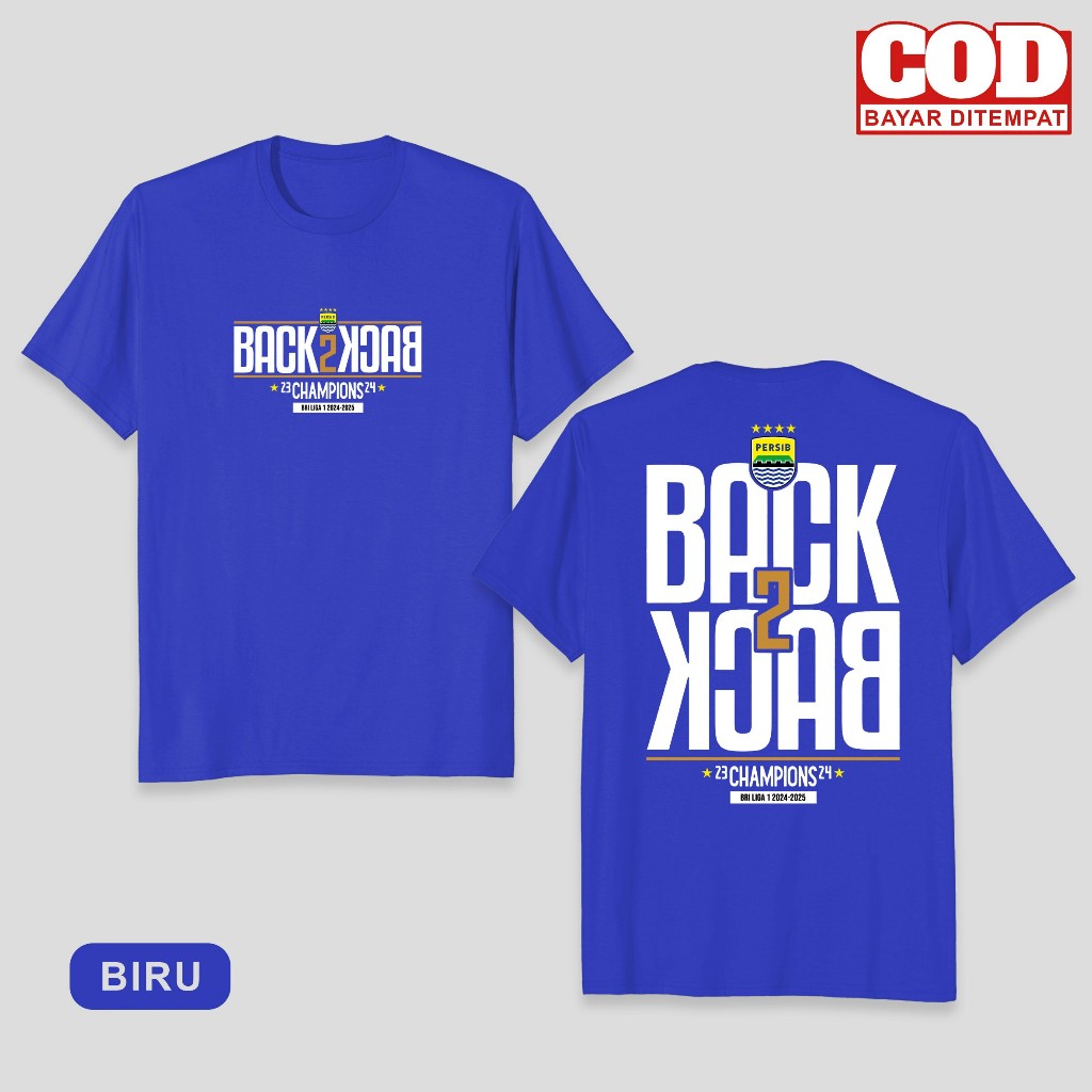 B2B KAOS PERSIB BANDUNG CHAMPIONS B2B KAOS ORIGINAL