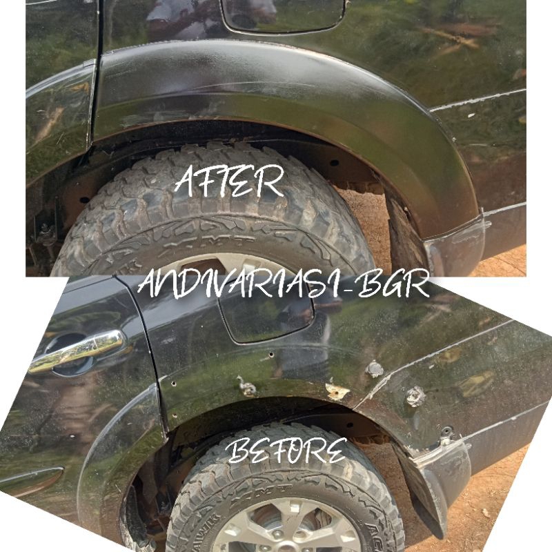 Over fender PAJERO SPORT old lama bagian body belakang