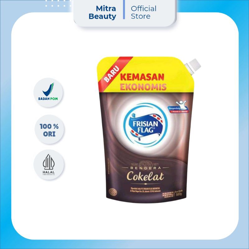 

Frisian Flag Susu Kental Manis Rasa Cokelat 545 ml