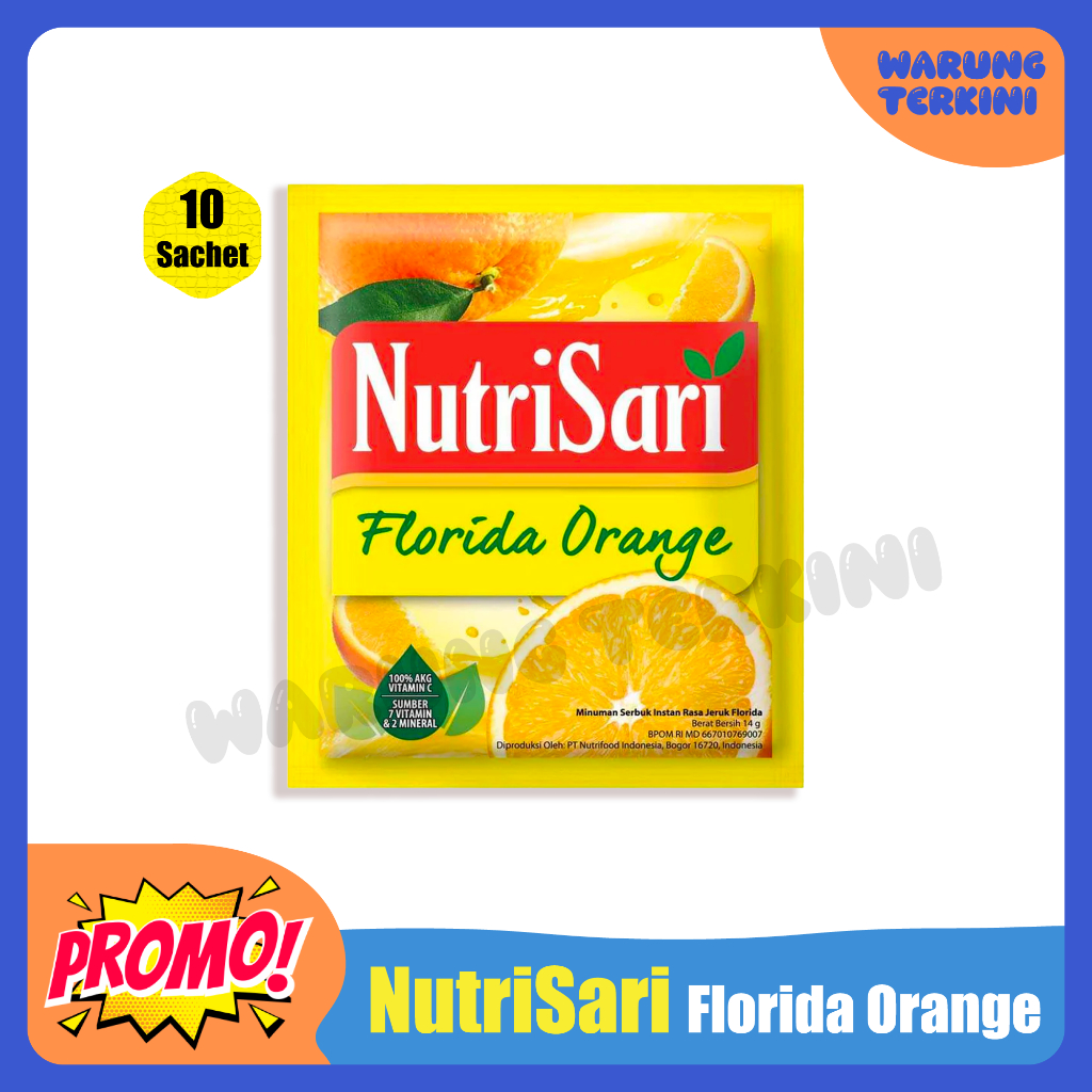 

Nutrisari Florida Orange 1 Renceng || Minuman Menyegarkan