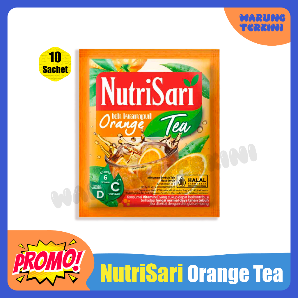 

Nutrisari Orange Tea 1 Renceng || Minuman Menyegarkan