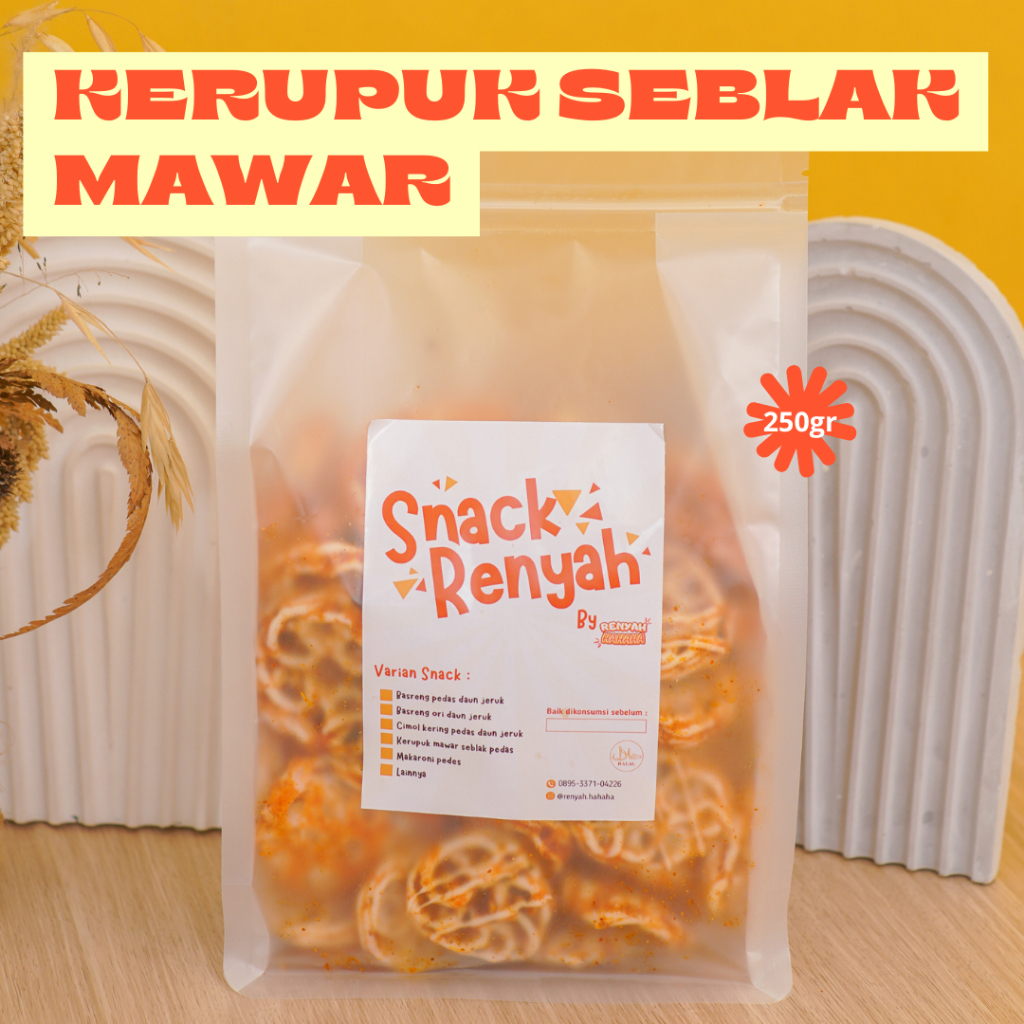 

Kerupuk Seblak Extra Pedas by Renyahahaha