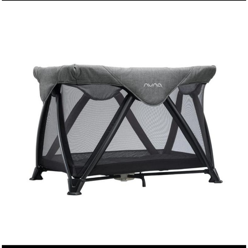 ORIGINAL NUNA SENA BABY BOX-AIRE CHARCOAL/BABY BOX LIPAT BAYI/ RANJANG LIPAT BAYI