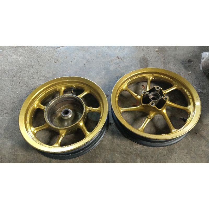 VELG DEPAN BELAKANG RING 12 HONDA SCOOPY DONAT BUAT BAHAN MONKEY GORILLA
