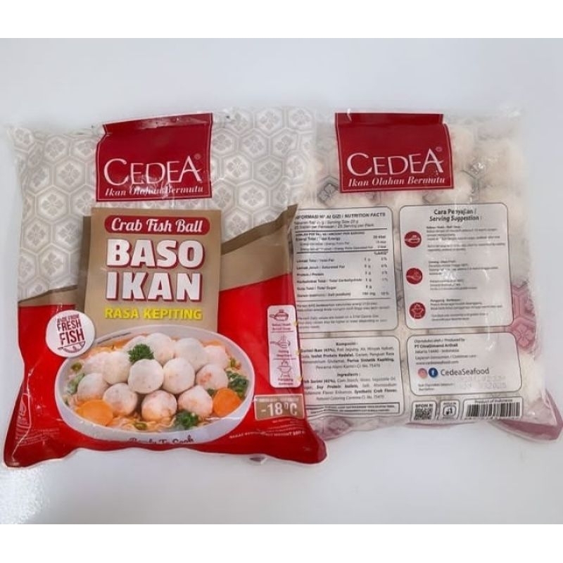 

Cedea Bakso Ikan Kepiting / Baso Kepiting | Berat Bersih 500g
