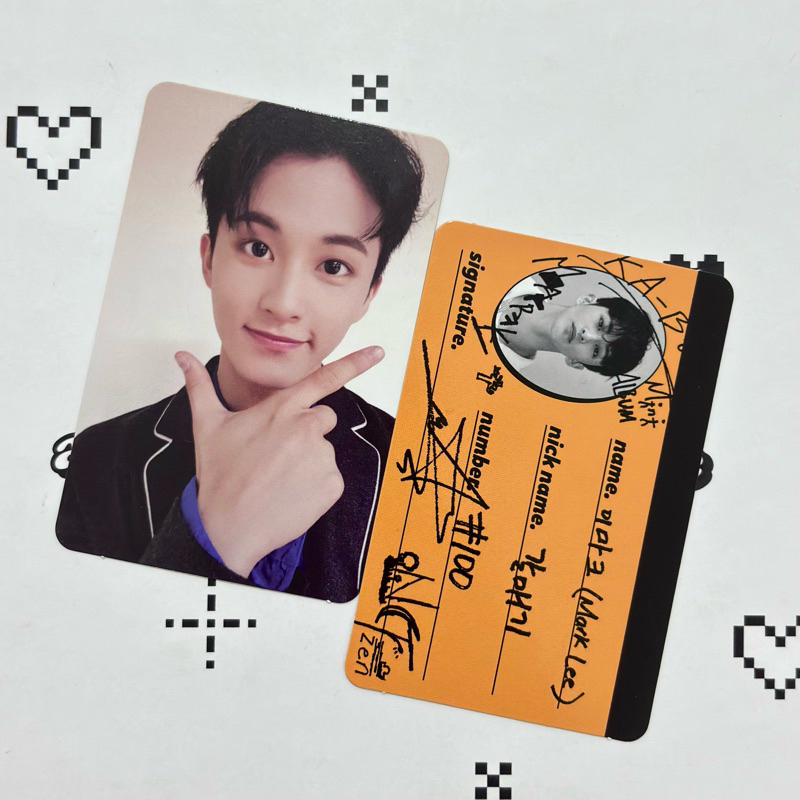 photocard crewcard we go up mark nct dream pc cc wgu