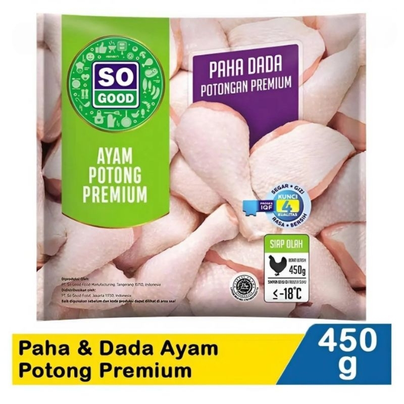 

So Good Paha & Dada Ayam Potong 450G
