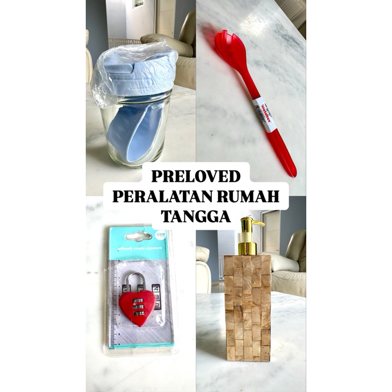 PRELOVED & NEW PERALATAN RUMAH TANGGA