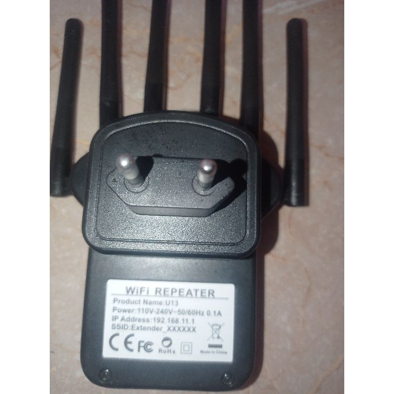 WiFi repeater produk name u13 bekas