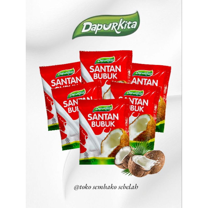 

Dapurkita Santan Bubuk Kemasan 11gr 1 Renteng Isi 10 Sachet